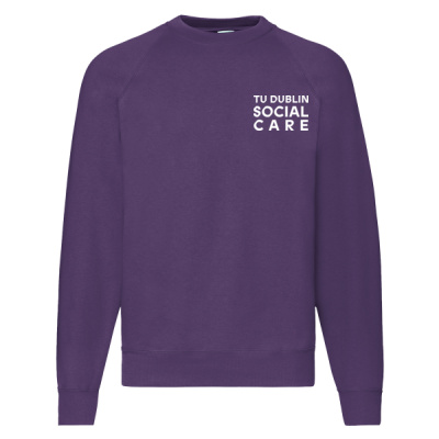 Tu Dublin Social Care Sweatshirt Purple Thumbnail